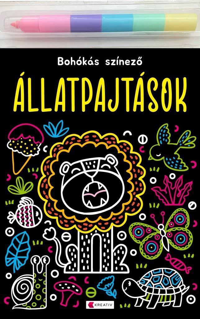 Állatpajtások - Bohókás színező