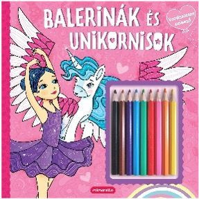 Balerinák és unikornisok - Varázslatos színező