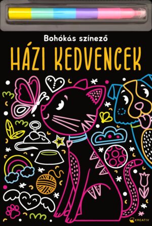 Házi kedvencek – Bohókás színező