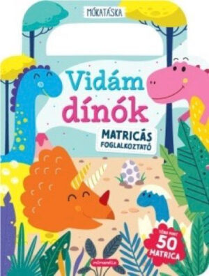 Vidám dínók – matricás foglalkoztató